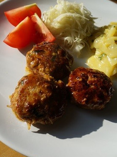 もやしたっぷり★照り焼きハンバーグ-レシピのメイン写真
