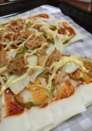 もちもちツナピザ-レシピのメイン写真