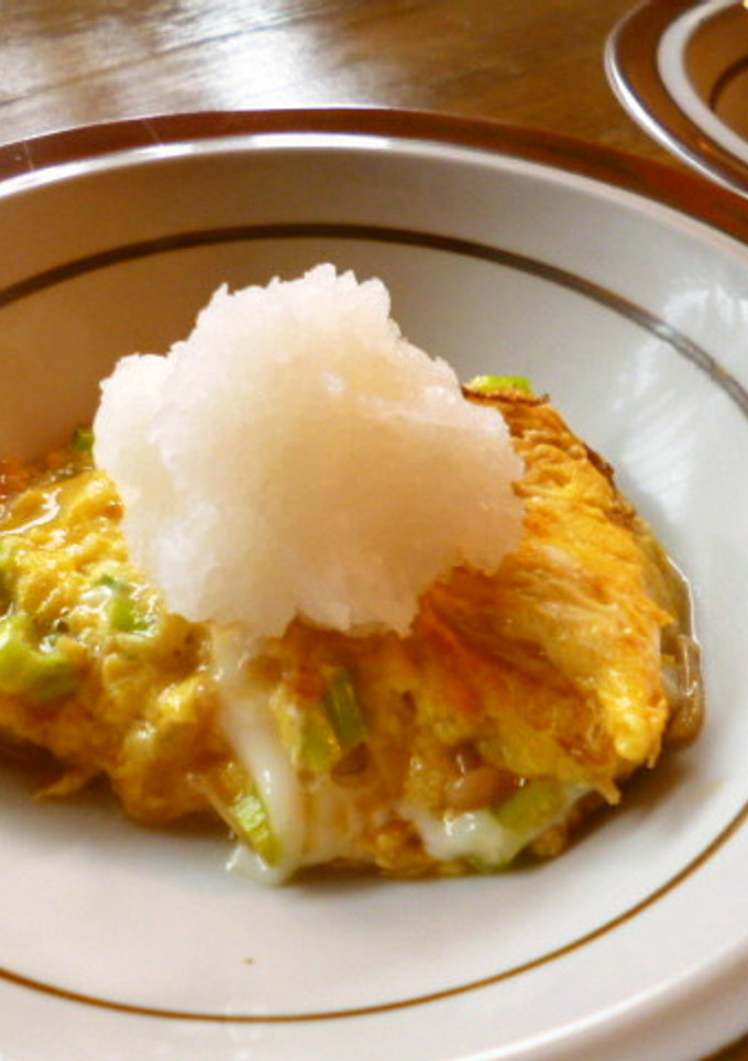 なめたけとおネギの玉子焼き♪-レシピのメイン写真