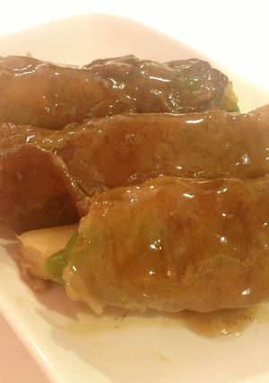 美味タレ☆筍の牛肉巻/チンジャオロール♪-レシピのメイン写真