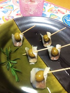 オリーブのピンチョス-レシピのメイン写真