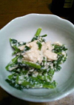 中島菜の酒粕あえ-レシピのメイン写真