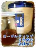 ヨーグルティアで天然酵母液種作り。