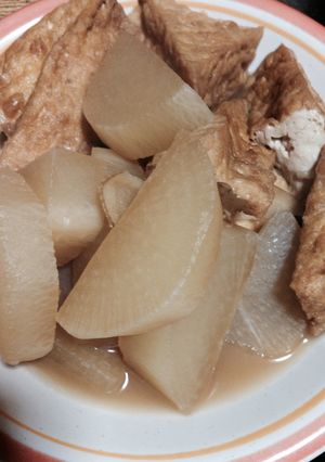 大根と厚揚げの煮物-レシピのメイン写真