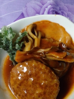 手抜き煮込みハンバーグ-レシピのメイン写真