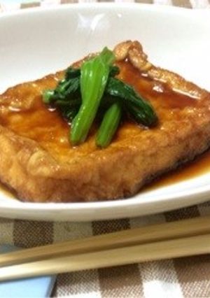 簡単おつまみ＊厚揚げの照り焼き-レシピのメイン写真
