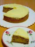 爽やかレモンクリームのキャロットケーキ