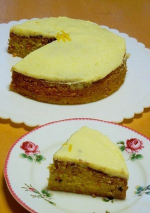 爽やかレモンクリームのキャロットケーキ-レシピのメイン写真