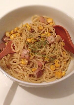 時短★ベーコン＆コーンのパスタ-レシピのメイン写真