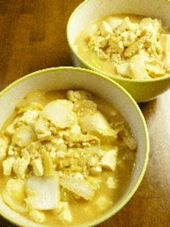 簡単美味♡豆腐と白菜の炊いたん-レシピのメイン写真