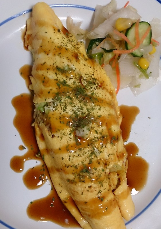 絶対美味しいお好み焼き風くん♪-レシピのメイン写真