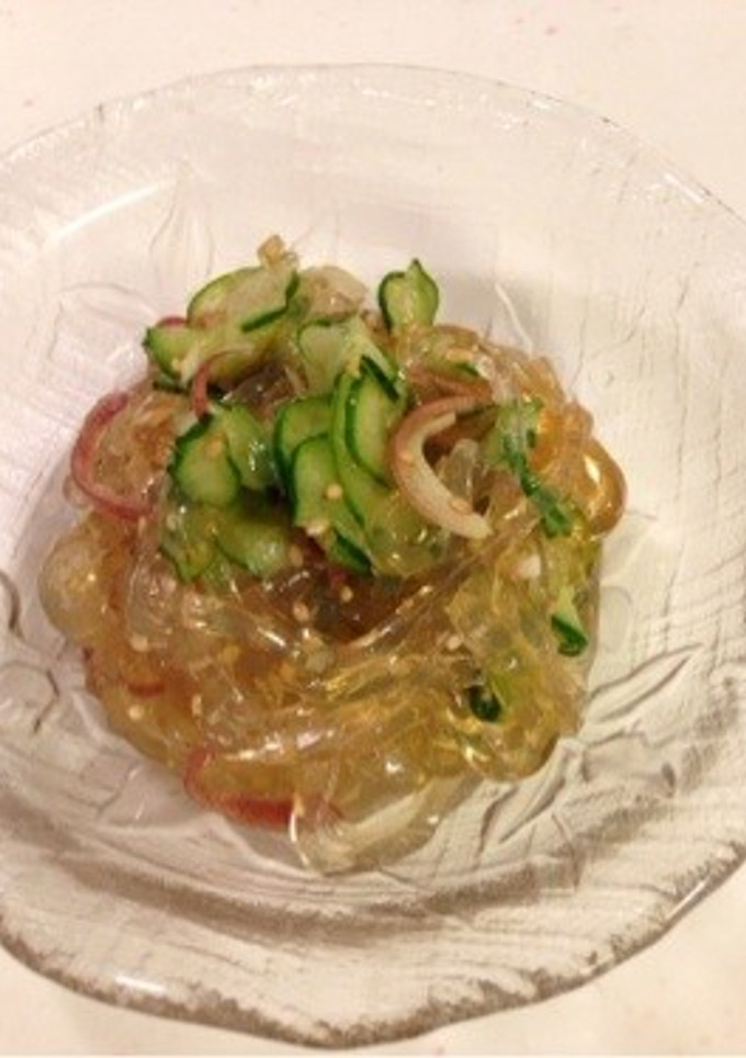 ところてんときゅうりの酢の物-レシピのメイン写真
