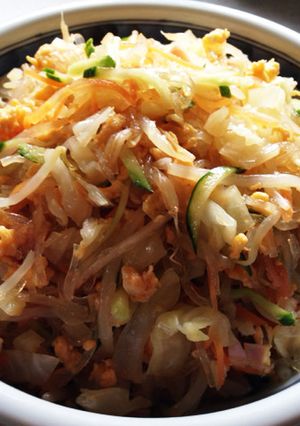 給食の味!中華風春雨サラダ-レシピのメイン写真