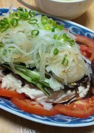 ♪新玉葱の中華風サラダ-レシピのメイン写真