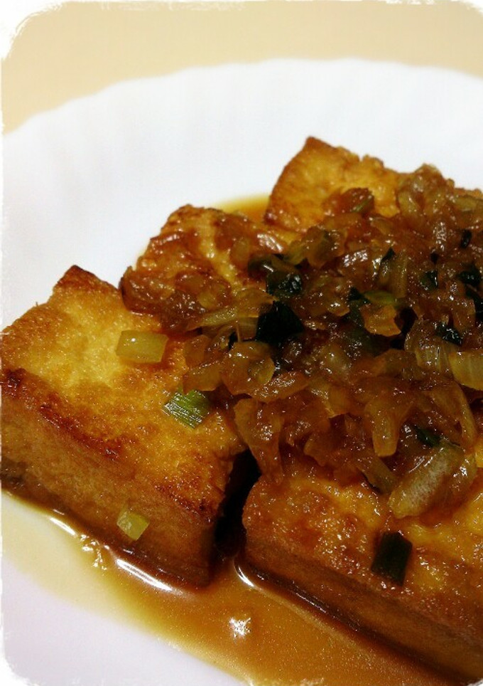 ＊ご飯のお供に☆厚揚げのネギソース＊-レシピのメイン写真