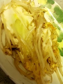 簡単☆節約!もやしの卵とじ-レシピのメイン写真