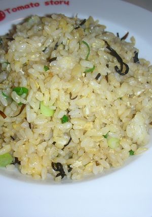 パラパラ塩昆布チャーハン-レシピのメイン写真