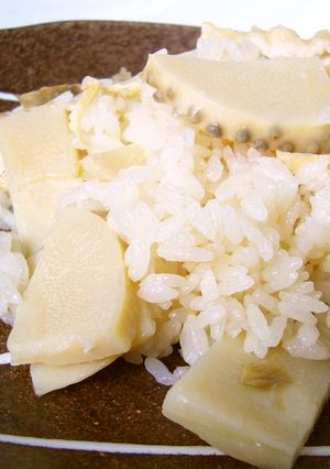 鶏味塩で作る筍ごはん-レシピのメイン写真