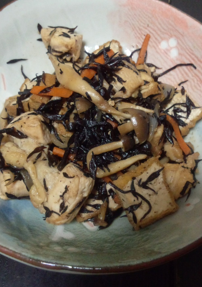 ☆厚揚げが美味しい♪ひじきの煮物☆-レシピのメイン写真