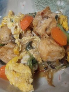 ふわとろ卵が美味♪鶏肉と野菜の甘酢炒め☆-レシピのメイン写真