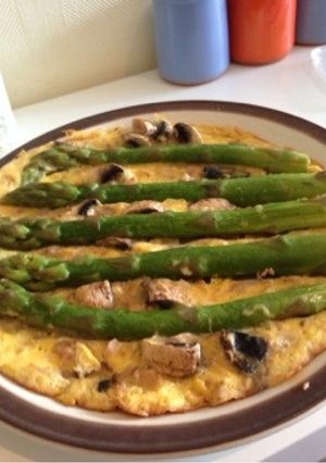 アスパラガスのスパニッシュオムレツ-レシピのメイン写真