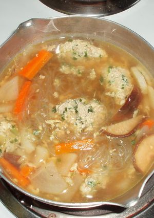 給食に出たよね～。肉団子スープ　圧力鍋-レシピのメイン写真
