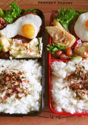 豚こま切れ肉で～目玉のっけハンバーグ～-レシピのメイン写真