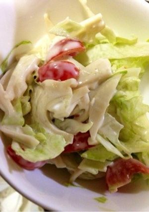 簡単かまぼこサラダ-レシピのメイン写真