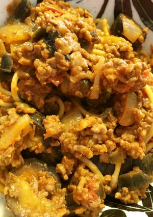 なすのミートトマトソース(パスタにも)-レシピのメイン写真