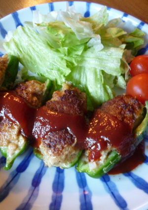 ピーマンの肉詰め-レシピのメイン写真