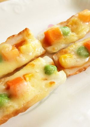 お弁当に！ちくわのベジチーズ焼き-レシピのメイン写真