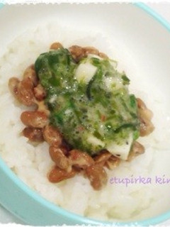 納豆☆めかぶ☆山芋☆オクラのピリ辛丼-レシピのメイン写真