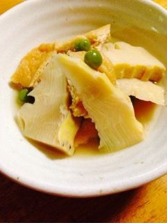 今が旬!筍とえんどう豆の簡単煮物-レシピのメイン写真