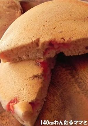 フレッシュいちごで簡単ホットケーキ♪-レシピのメイン写真
