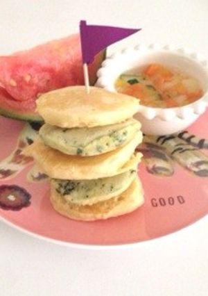 [離乳食後期] ふわふわホットケーキ-レシピのメイン写真