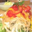 アボカドとオニオンスライスとつゆの素