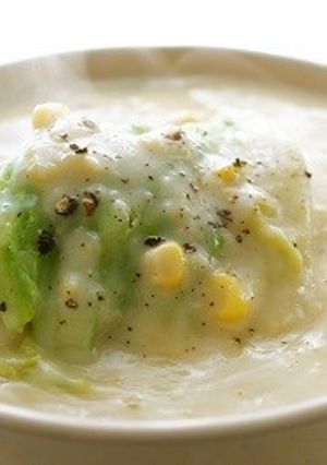 豆乳コーンスープ-レシピのメイン写真