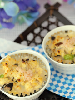 アルミカップで簡単!柔らか豆腐ふくさ焼き-レシピのメイン写真