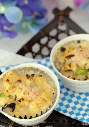 アルミカップで簡単！柔らか豆腐ふくさ焼き-レシピのメイン写真