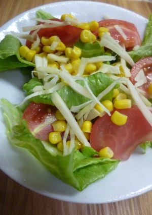 新しょうがとレタスのサラダ-レシピのメイン写真