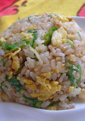 葱と卵のシンプル炒飯♪-レシピのメイン写真