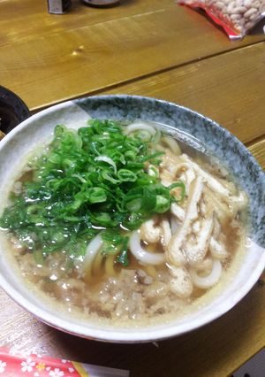男子大好き！名物カスうどん(^^)-レシピのメイン写真