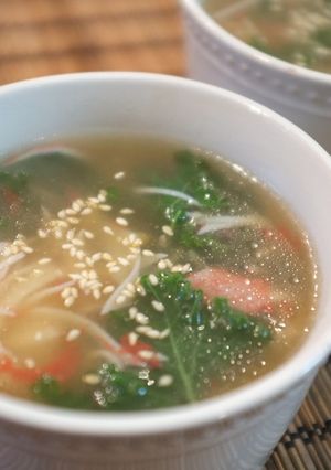 なんちゃって！蟹の中華スープ♪-レシピのメイン写真