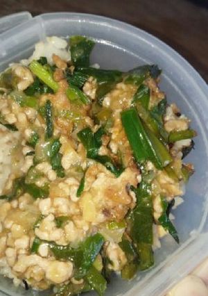 丼に☆餃子の具あんかけ-レシピのメイン写真