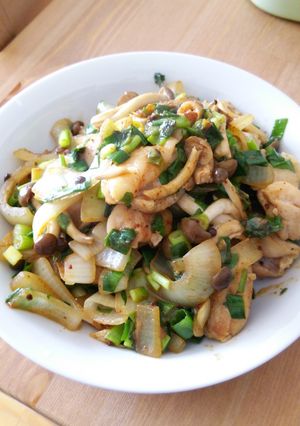 鶏肉としめじのXO醤炒め-レシピのメイン写真