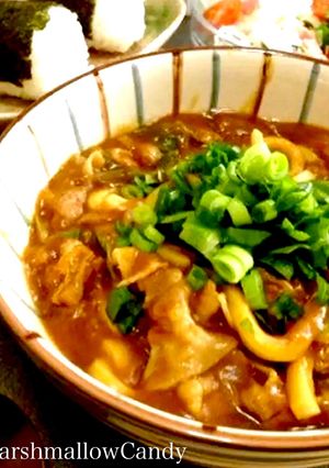 簡単！濃厚♡白だしで作るカレーうどん-レシピのメイン写真
