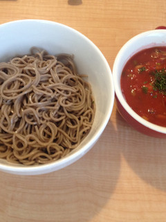 和風トマトソースのつけ蕎麦-レシピのメイン写真
