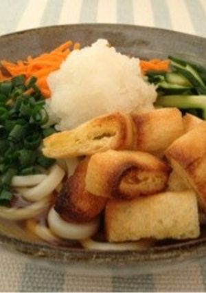 冷やし焼ききつねうどん-レシピのメイン写真