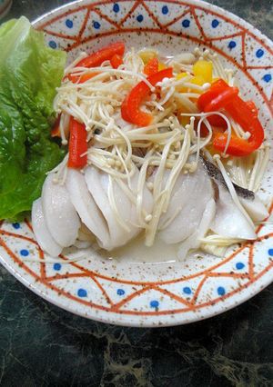 タラと野菜のレンジ蒸し-レシピのメイン写真