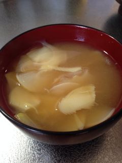下処理無しでおいしい筍の味噌汁-レシピのメイン写真